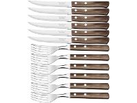 Jogo de Talheres para Churrasco Tramontina Polywood Inox 12 peças - 1