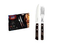 Jogo de Talheres para Churrasco Tramontina Polywood Inox 12 peças - 2
