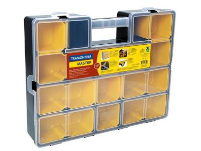 Maleta Organizadora Plástica Tramontina Divisórias Móveis 17"