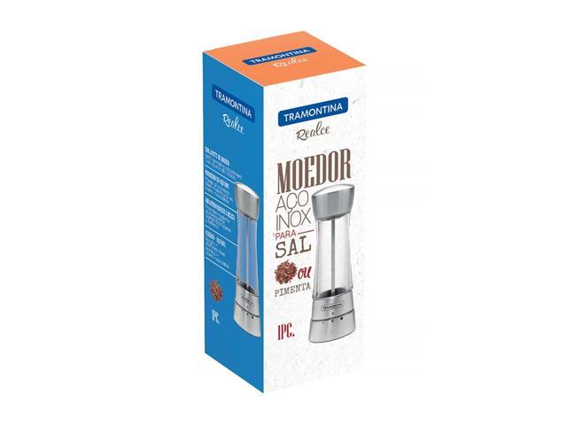 Moedor de Sal ou Pimenta Tramontina em Aço Inox com Moinho em Cerâmica - 2