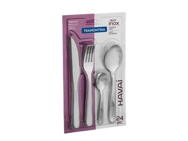 Faqueiro Tramontina Havaí Aço Inox 24 Peças - 2