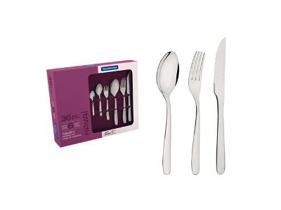 Faqueiro Tramontina Havaí em Aço Inox 36 Peças