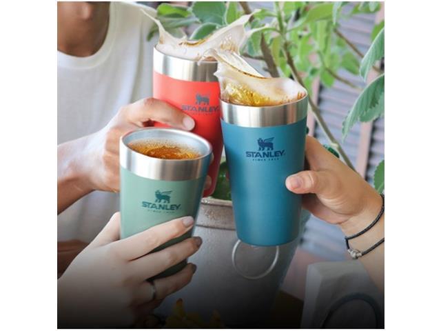 Copo Térmico de Cerveja sem Tampa Stanley Hammertone Green 473ML - 3