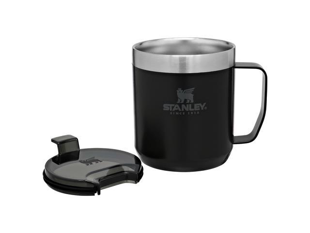 Caneca Térmica com Tampa Stanley Camp Mug Matte Black 350ML - 1