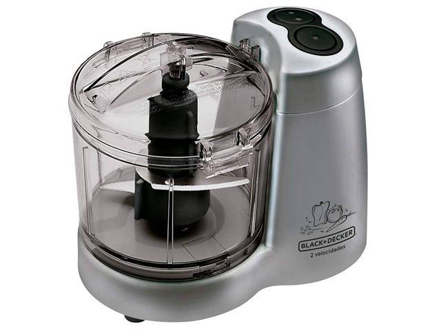 Mini Processador Black&Decker HC32P 120W - Prata - 1