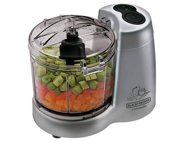 Mini Processador Black&Decker HC32P 120W - Prata - 3