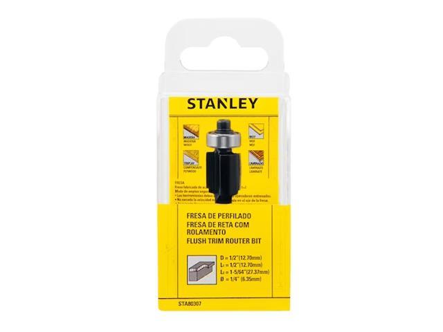 Fresa Reta com Rolamento Stanley 1/2 X 1/2 [12,70 X 12,70mm] - 1