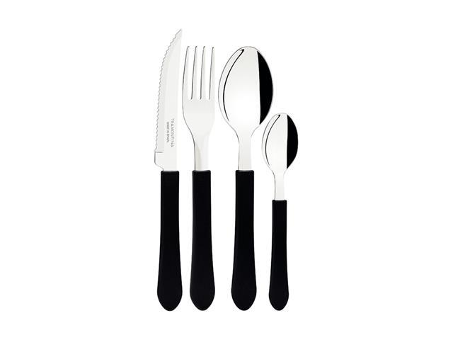 Faqueiro Tramontina Leme com Lâminas em Aço Inox Preto 12 Pçs - 2