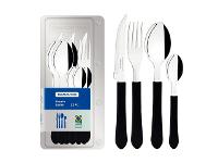 Faqueiro Tramontina Leme com Lâminas em Aço Inox Preto 12 Pçs - 3