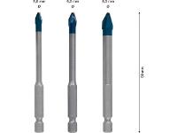 Jogo de brocas Bosch EXPERT HEX-9 Hard Ceramic 5/6/8mm, 3 peças - 2