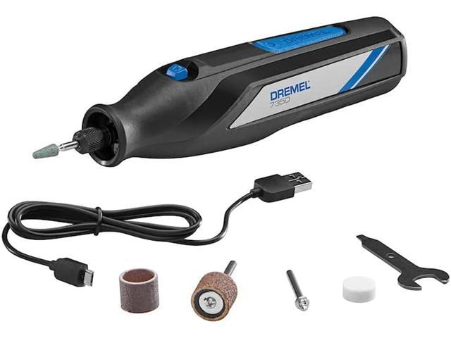 Retífica Dremel Bosch 4v à Bateria 7350 BIVOLT DREMEL com 5 acessórios - 1
