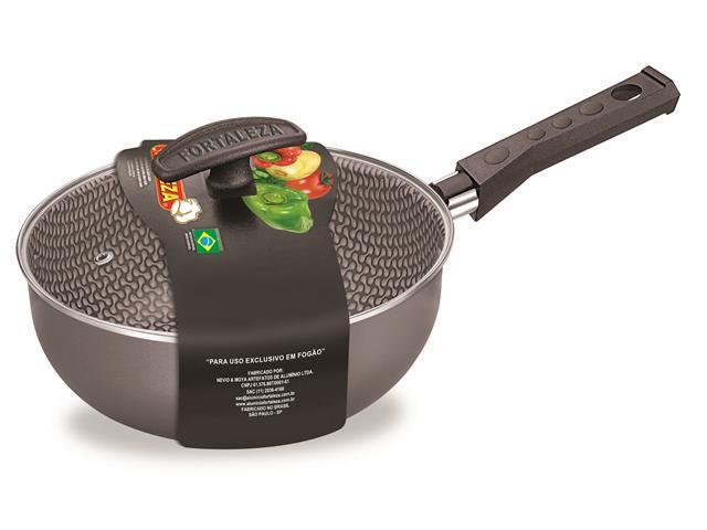 Panela Fortaleza com Tampa Vidro Grafite - 2