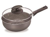 Panela Fortaleza com Tampa Vidro Grafite - 1