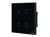 Interruptor Smart Wi-Fi Touch 4 teclas EWS 1004 Preto - 2