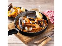 Frigideira Funda Alumínio 26Cm Antiaderente com Tampa de Vidro Preta - 4