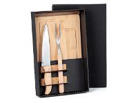 Kit para Churrasco em Bambu/Inox 3 Peças - 1