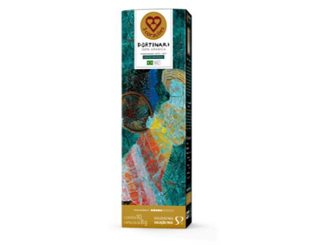 Capsula Cafe 3 Coracoes Portinari Obra Peneirado Cafe 1957 8X10X8G - 2