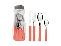 Faqueiro Tramontina Gamboa com Lâminas Inox e Cabo Vermelho 16 Peças - 1