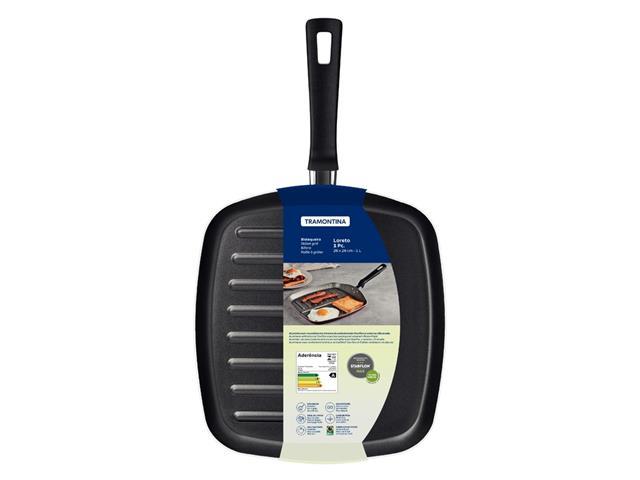 Bistequeira Tramontina Loreto Antiaderente Starflon Max Grafite 26CM - 2