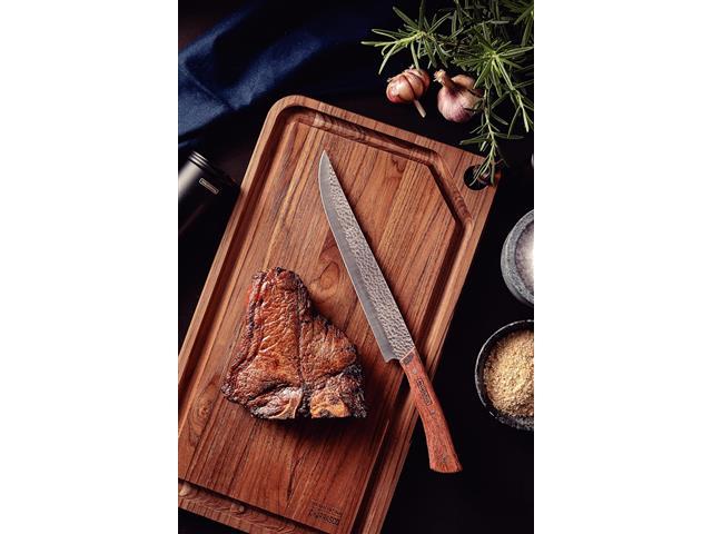 Faca Butcher Tramontina Nômade em Inox e Cabo de Madeira - 2