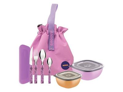 Kit Marmita com Bolsa Térmica Tramontina Groovy Breakfast 8 Peças