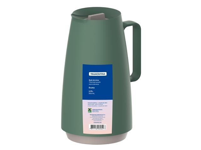 Bule Térmico Tramontina Exata Verde com Ampola de Vidro 500ML - 1