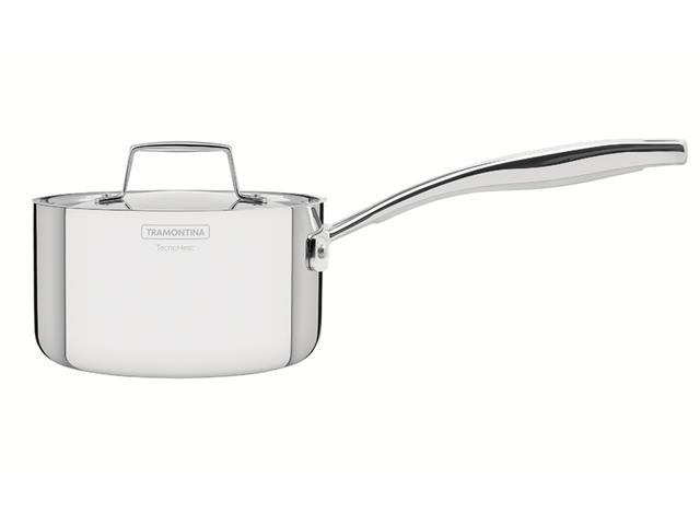 Panela Tramontina Grano em Aço Inox com Tampa e Cabo 18 cm 2,2 L - 1