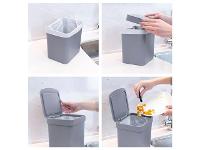 Lixeira para Pia de Cozinha OU Trium 2,5 Litros Chumbo - 3