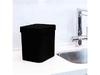 Lixeira para Pia de Cozinha OU Trium 2,5 Litros Preto - 3