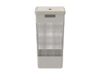 Cesto de Roupas OU Grid com Tampa 49 Litros Bege - 2
