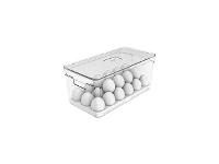 Organizador de Ovos OU com Tampa Clear Fresh Natural 36 Unidades - 1
