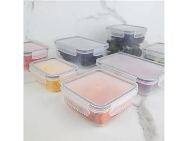 Pote Organizador de Geladeira OU Click Retangular 560ML - 2