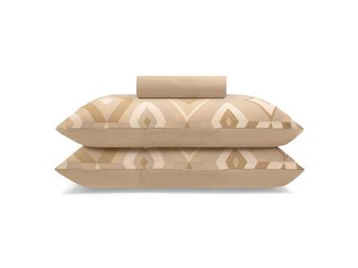 Jogo de Cama Queen Buettner Basic Malha Silver Caramelo 3 Peças