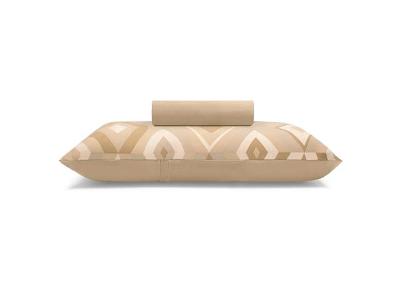 Jogo de Cama Solteiro Buettner Basic Malha Silver Caramelo 2 Peças