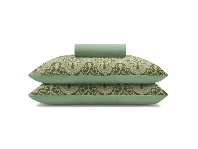 Jogo de Cama Queen Buettner Basic Malha Marvin Musgo 3 Peças - 1