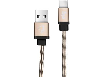 Cabo ELG de recarga e sincronização Usb Tipo C 1m Dourado