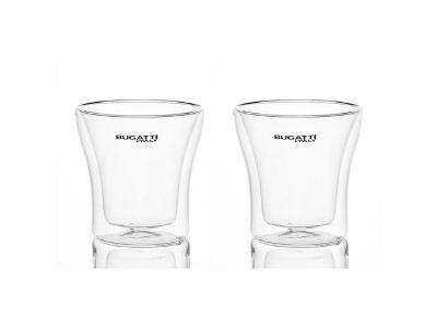 Conjunto 2 Copos de Shots de Parede Dupla Bugatti 100ml