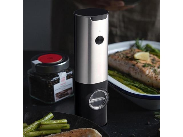 Moedor de Pimenta e Sal Elétrico Prana Especiarias a Pilha Inox - 2