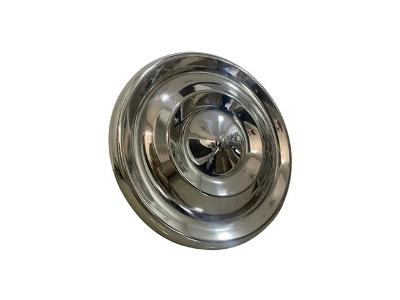 Bandeja Redonda Travessa em Inox Grande Fruteira Allene 50cm