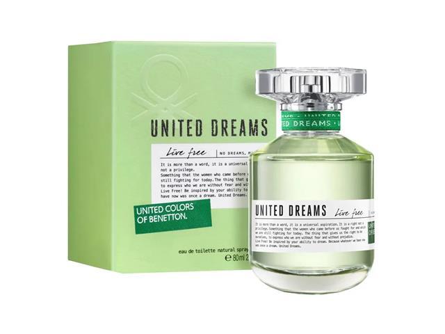 Perfume Feminino United Dreams Live Free Benetton Eau de Toilette 80ml - 1