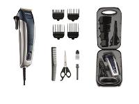 Máquina de Cortar Cabelos Mondial Titanium Power CR-09M com 4 Pentes de Corte - Azul/Prata - 1