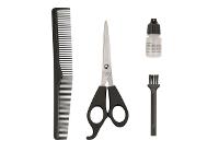 Máquina de Cortar Cabelos Mondial Titanium Power CR-09M com 4 Pentes de Corte - Azul/Prata - 4