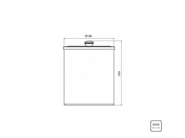 Lixeira Útil com Tampa Tramontina Branca 5 Litros - 3