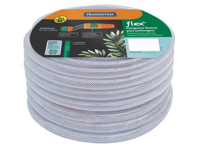 Mangueira Flex Tramontina Transparente PVC 3 Camadas 30 Metros - 1