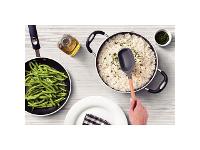 Colher de Servir Tramontina Live em Silicone Cinza com Cabo de Madeira - 2