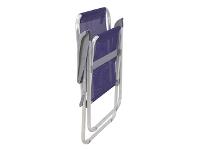 Cadeira de Praia Tramontina Creta Master em Alumínio com Assento Roxo - 4