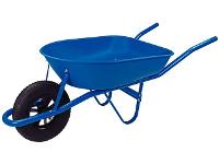 Carrinho de Mão Tramontina com Caçamba Rasa Plástica Azul 50 L - 1