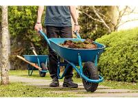 Carrinho de Mão Tramontina com Caçamba Rasa Plástica Azul 50 L - 4