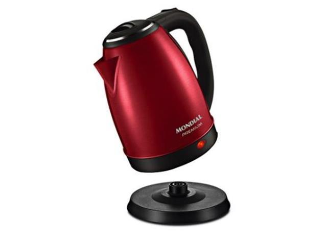 Chaleira Elétrica Mondial Premium Inox Red - 3