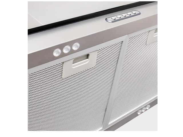 Coifa de Parede Ilha de Vidro Reto Fogatti Inox 75CM - 2